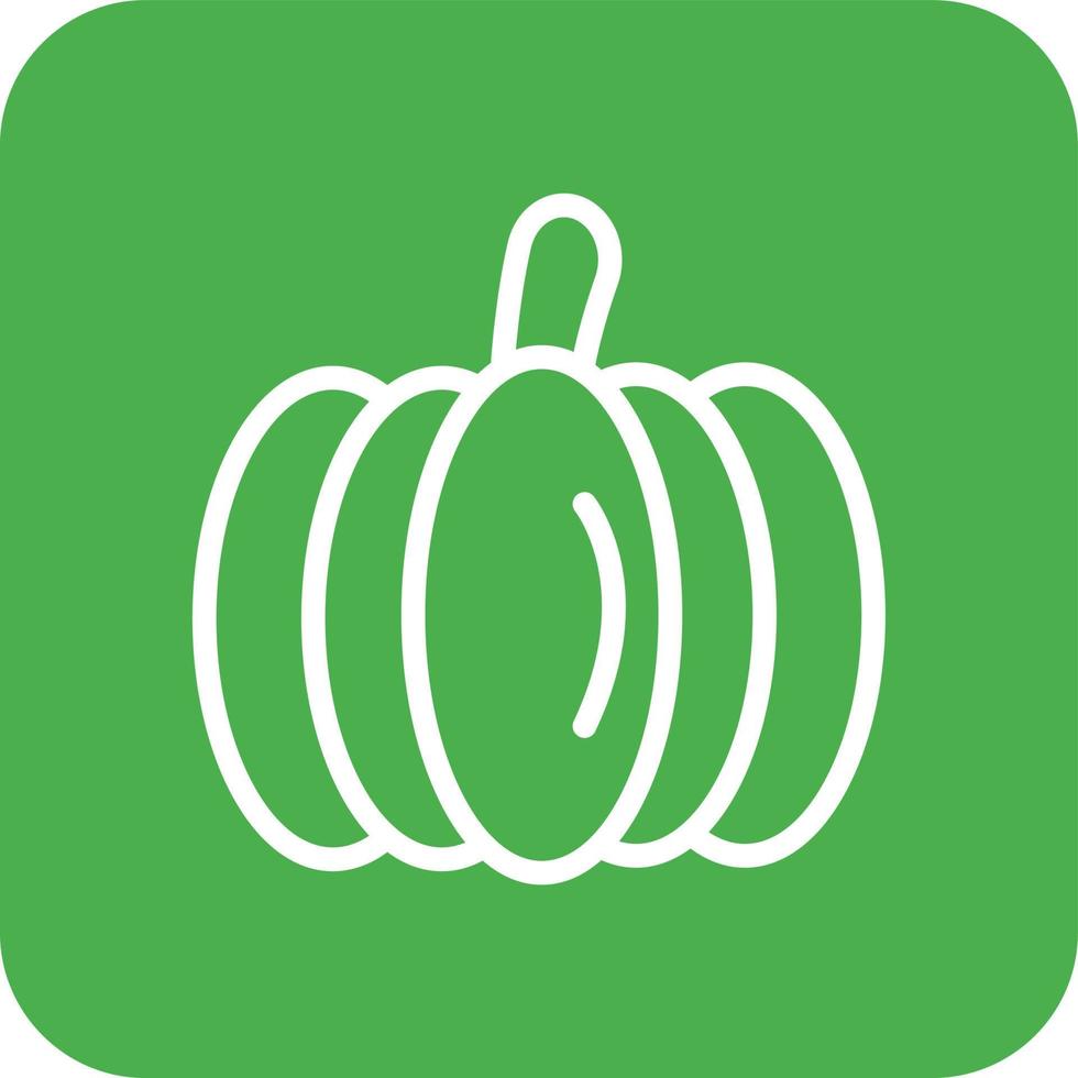 ilustración de diseño de icono de vector de calabaza