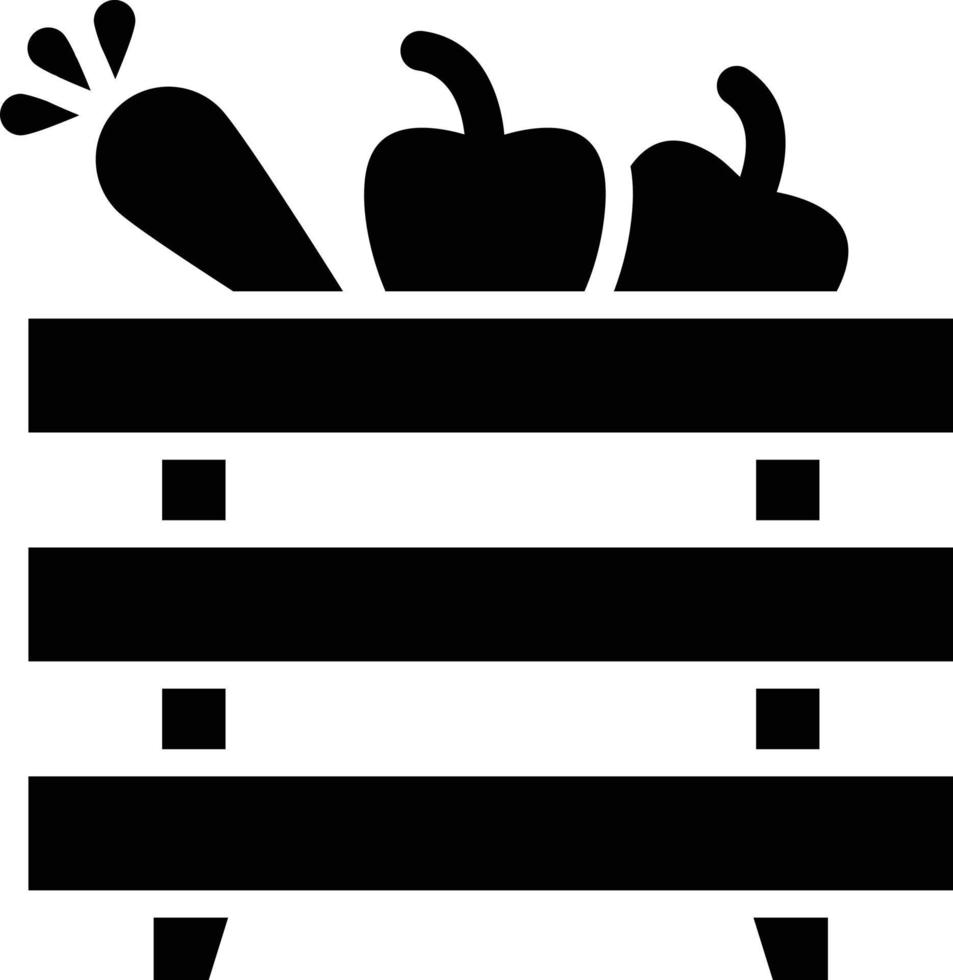 Fruit basket Vector Icon Design Illustration