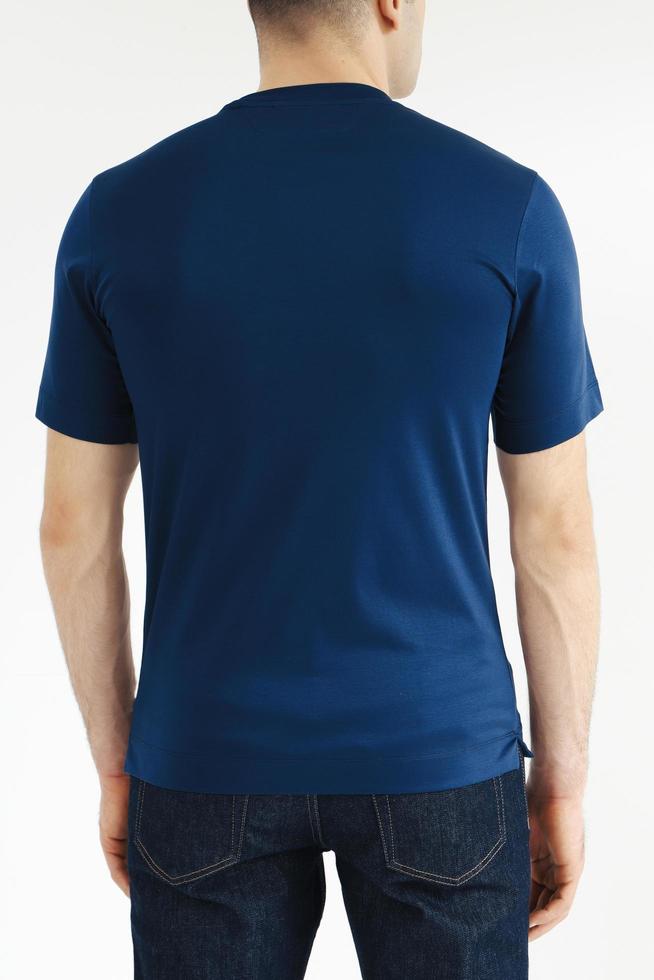 men's t-shirts mockup. Design template.mockup copy space photo