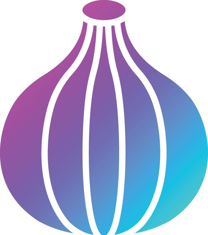 Onion Vector Icon Design Illustration
