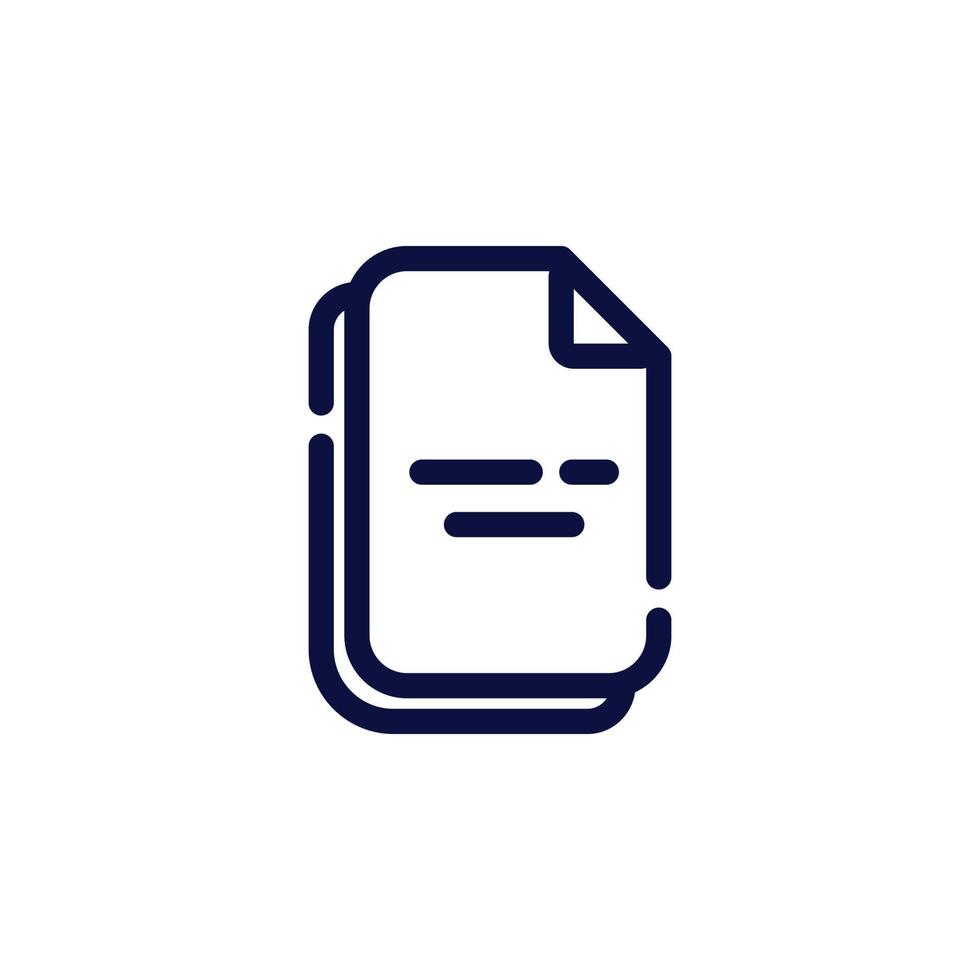 Document Icon Free vector