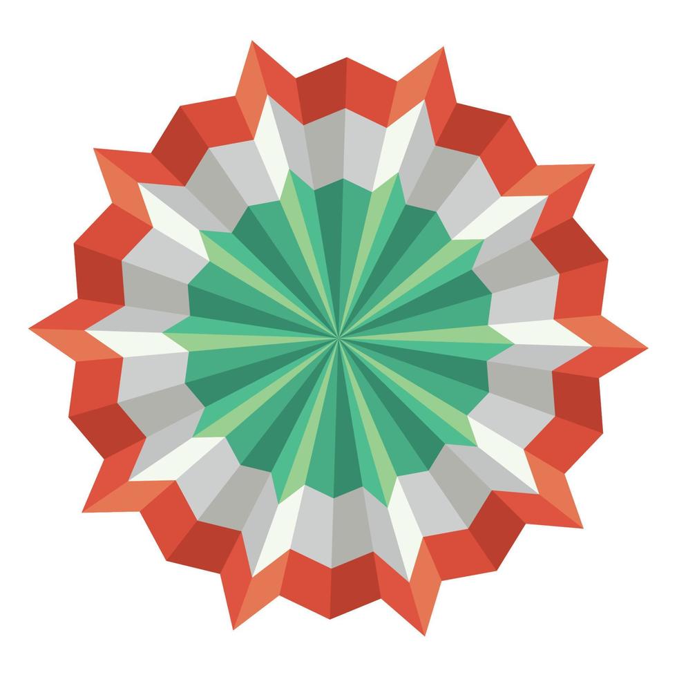 paper folding colored vector