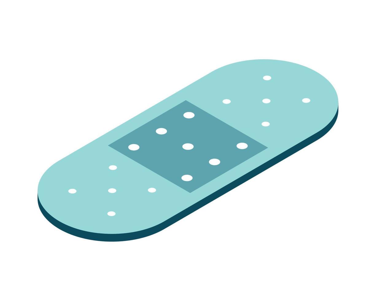 medical plaster aid vector