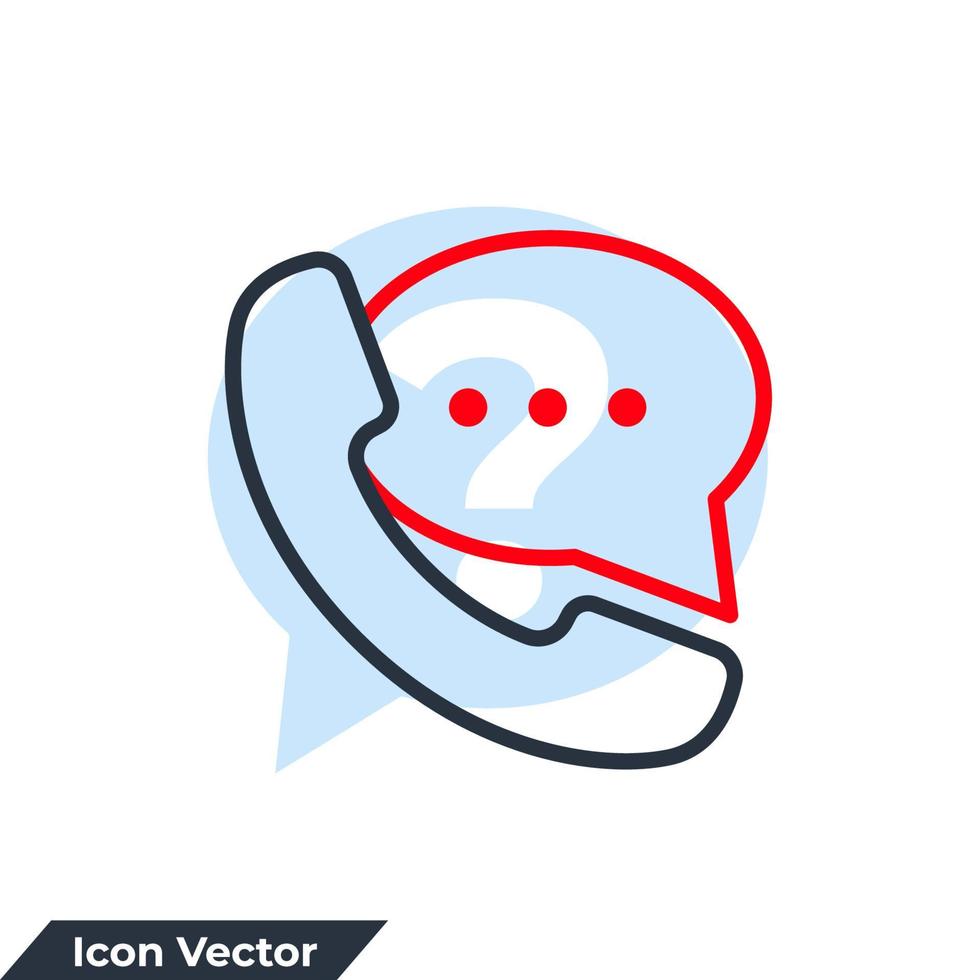 support icon logo vector illustration. Customer Support symbol template for graphic and web design collection
