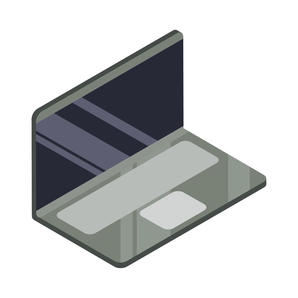 laptop computer icon vector