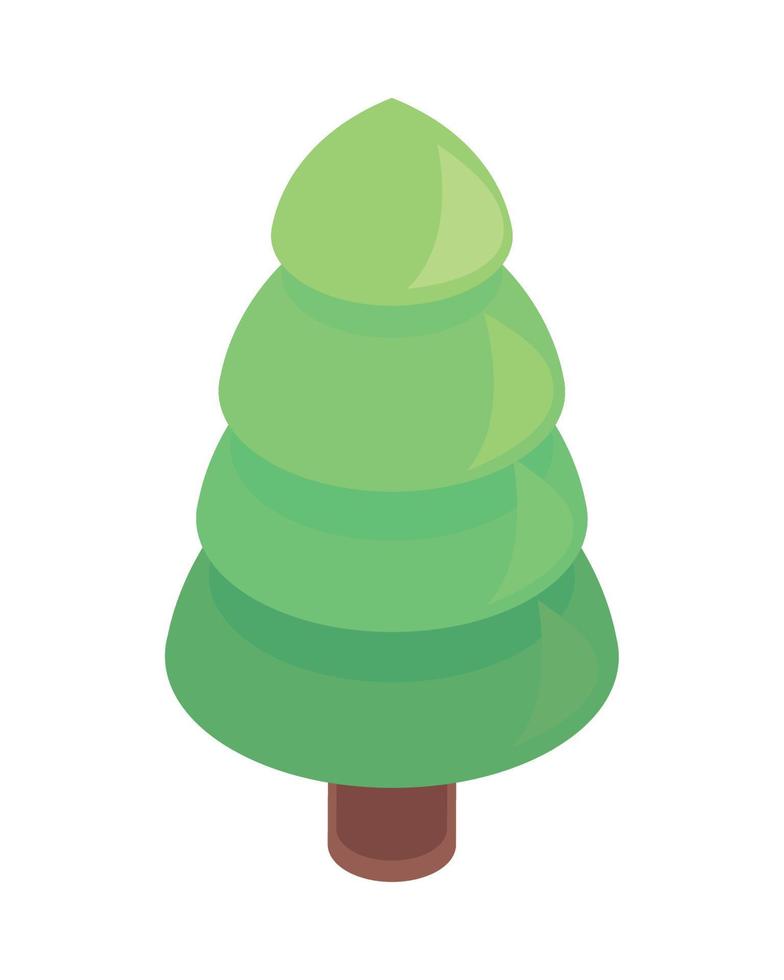 pine tree icon vector