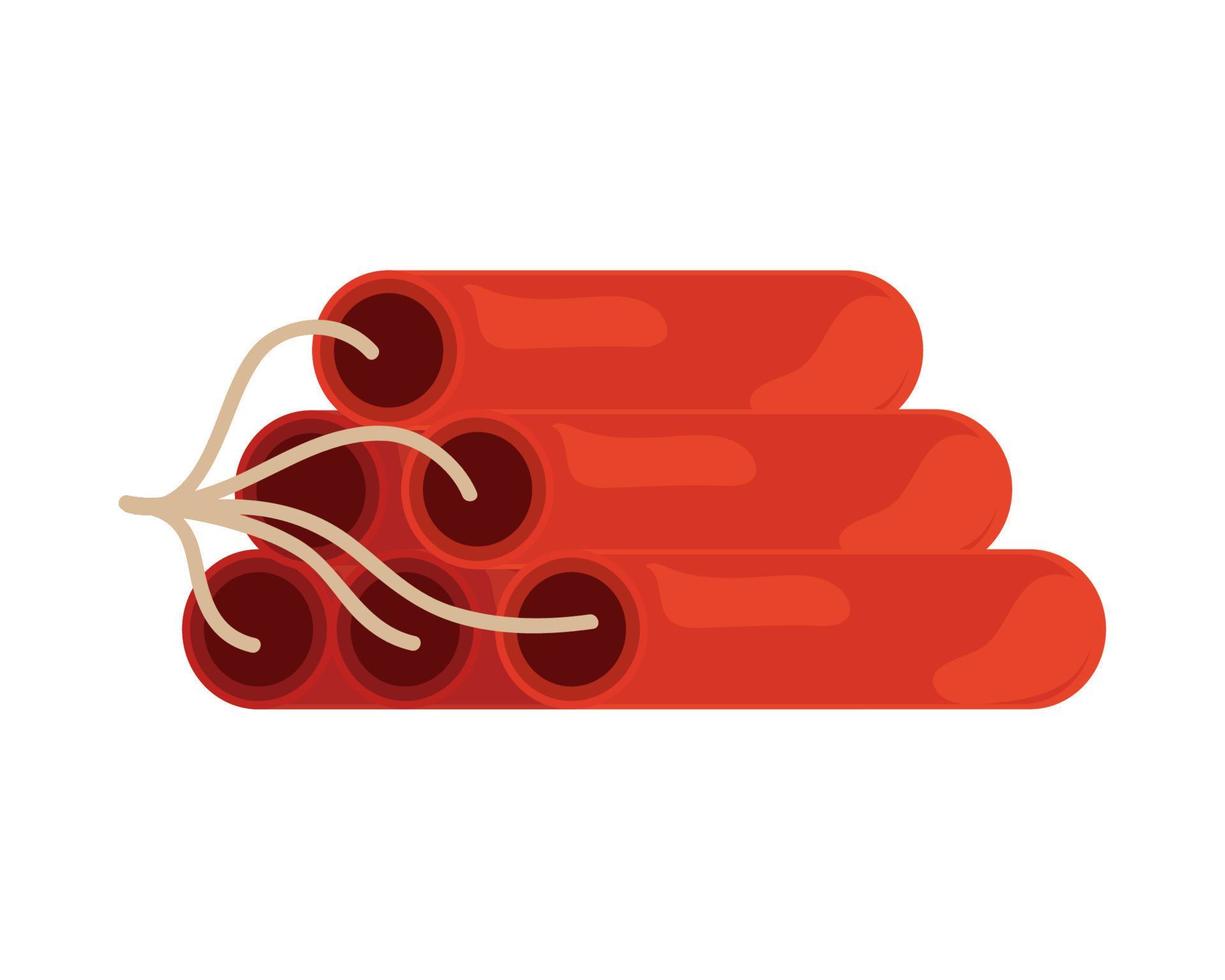 dynamite sticks icon vector