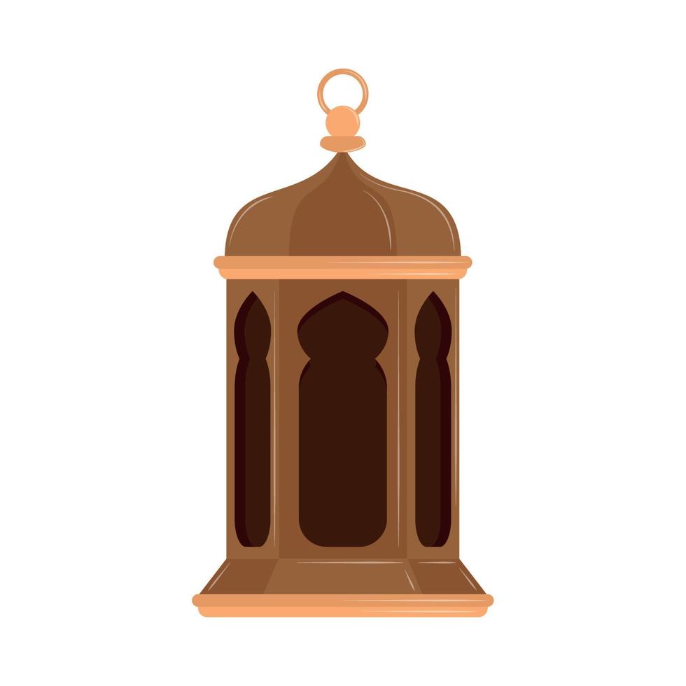 arabic lamp decoration vector