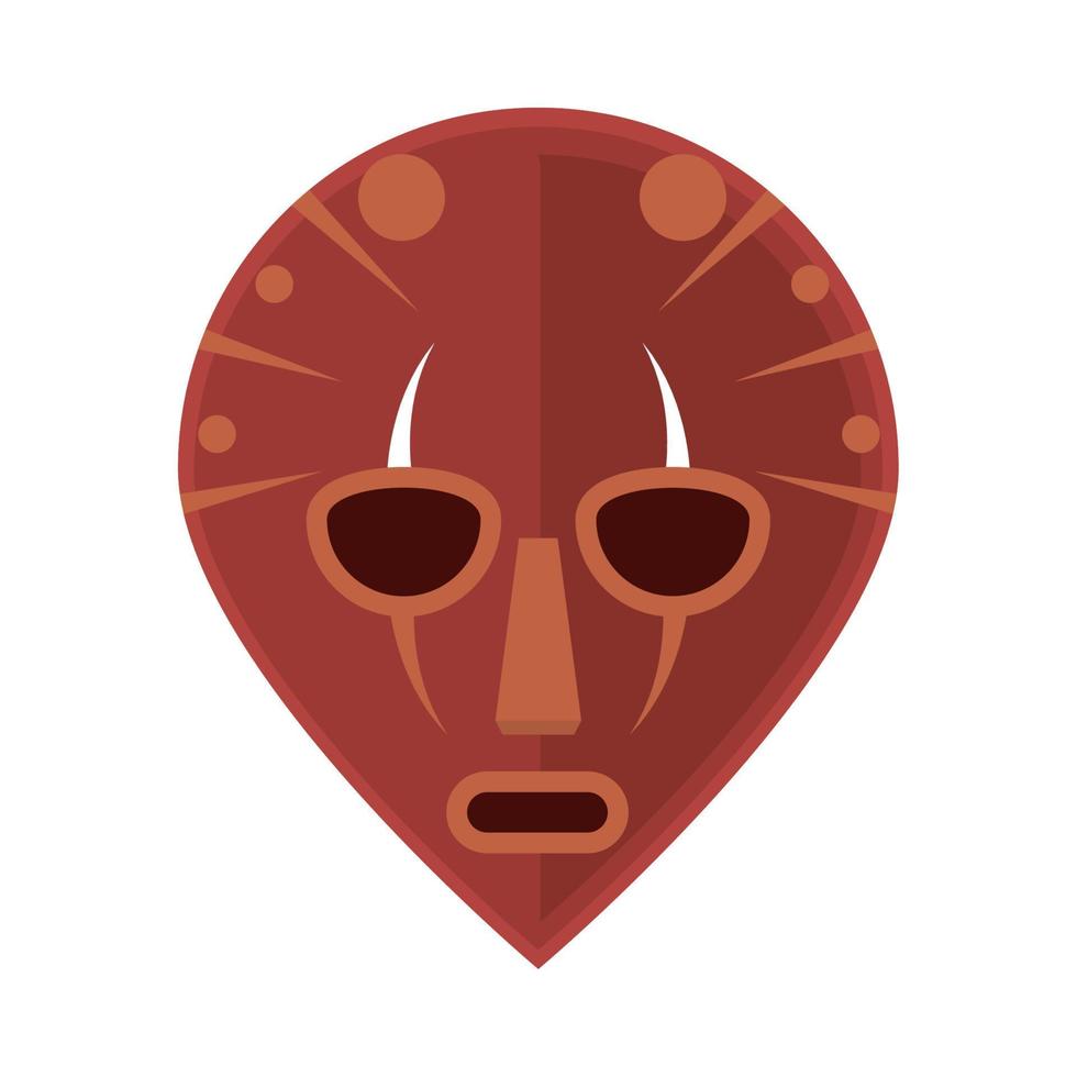 decorative african mask vector