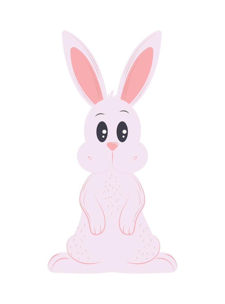 cute rabbit cartoon vector