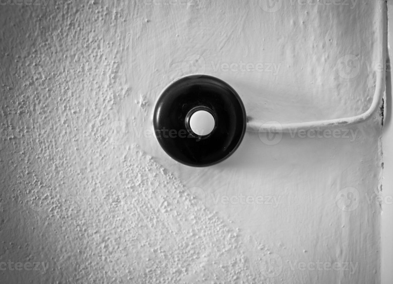 Old surface mounted light switch or power point photo