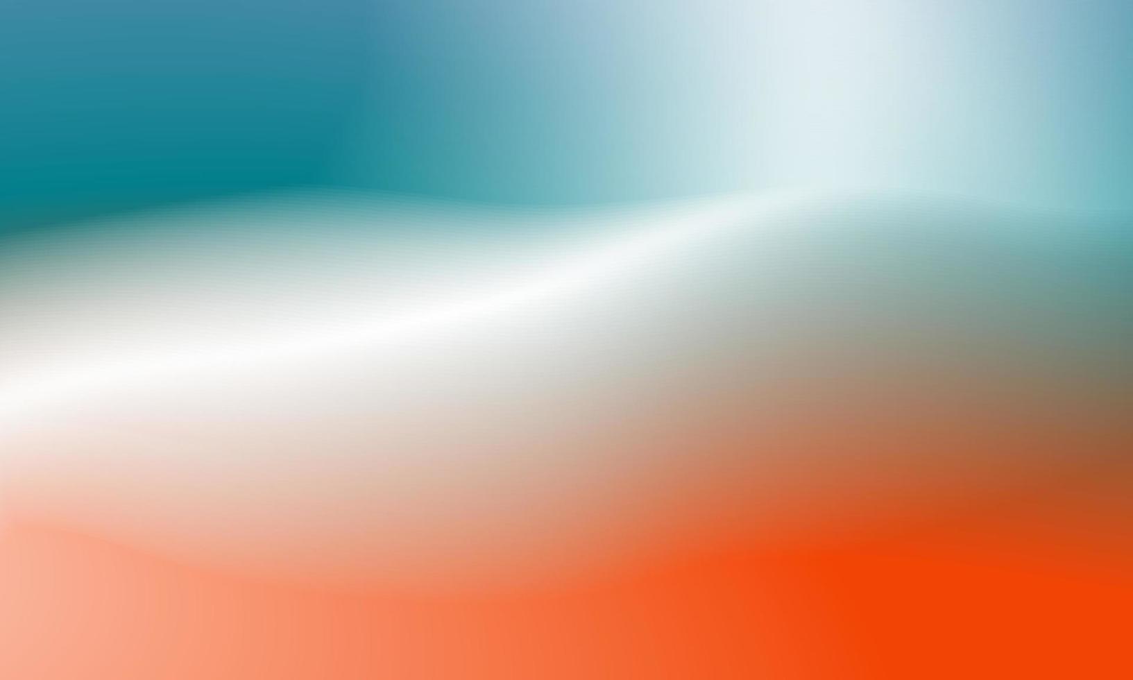 Beautiful gradient background green and orange smooth and soft texture vector