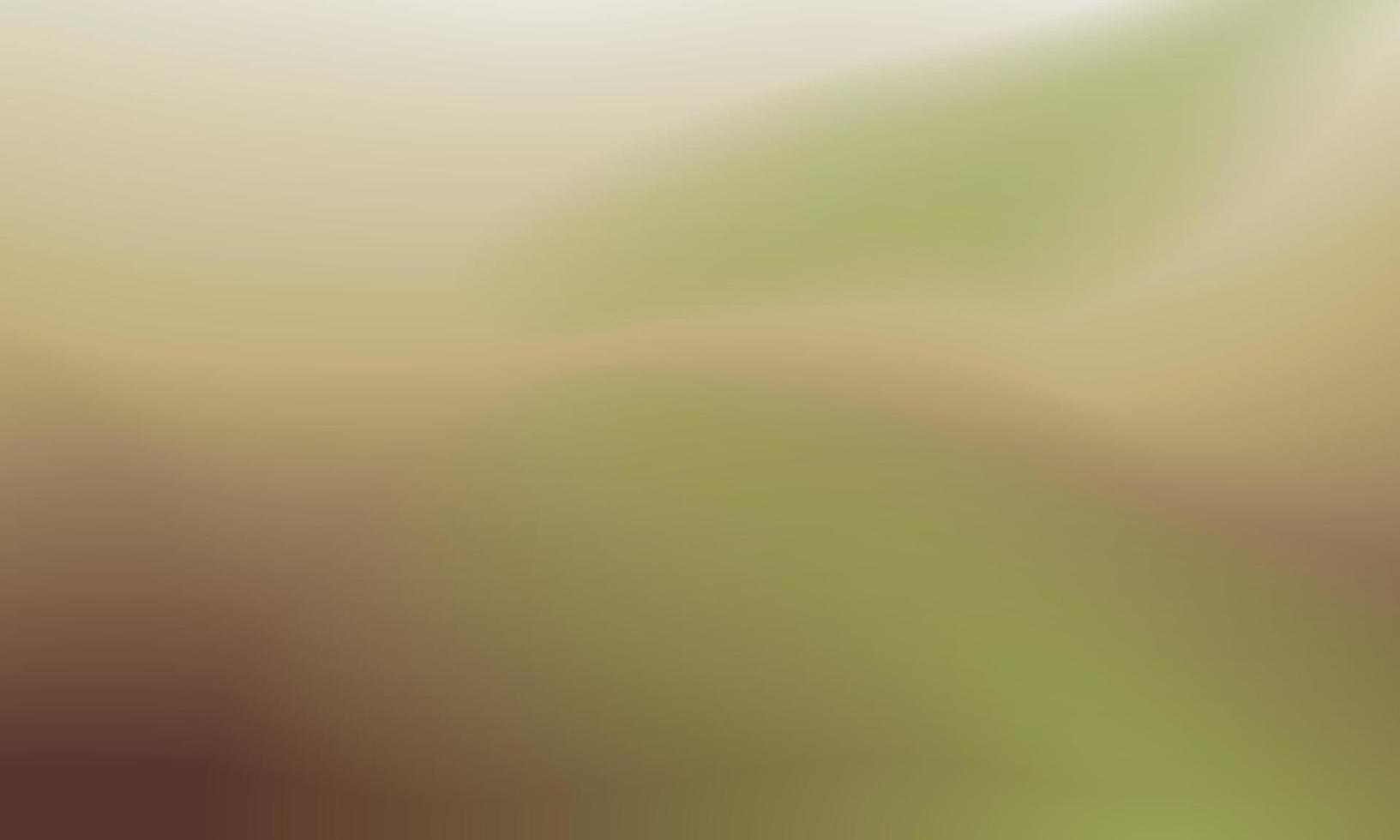 Beautiful gradient background in smooth and soft green and brown color vector