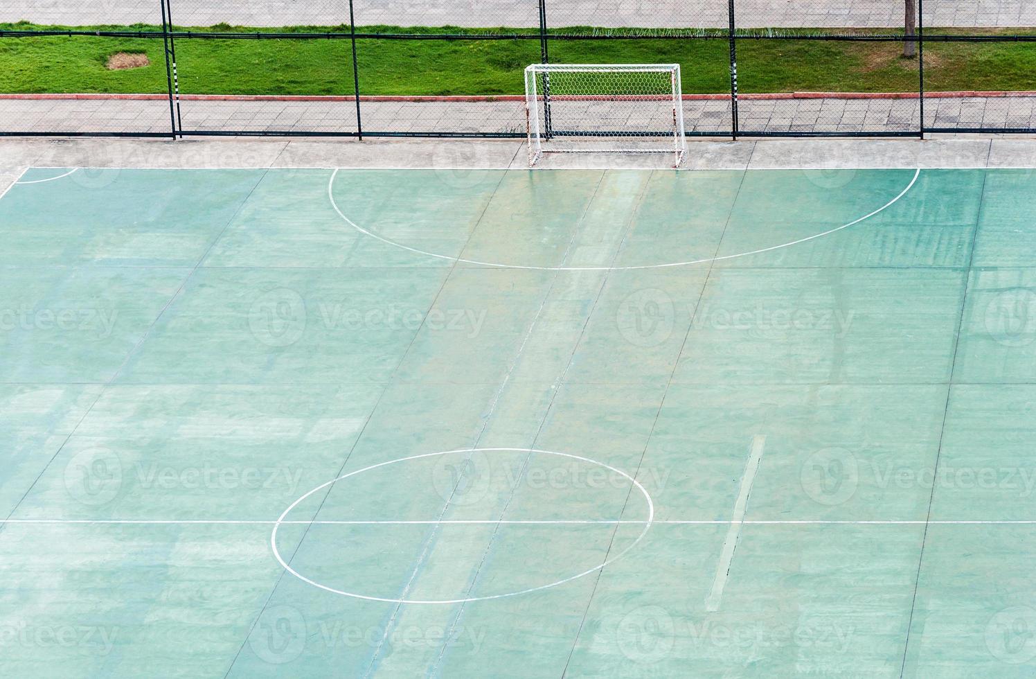 Urban football field photo