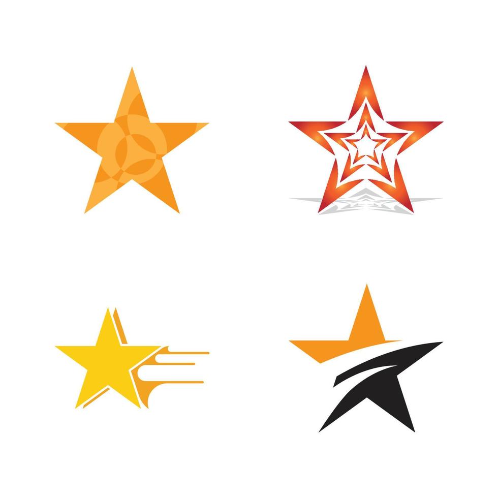 Star icon template vector