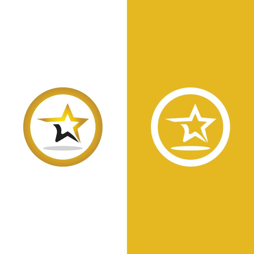 Star icon template vector