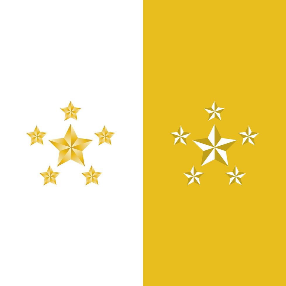 vector de plantilla de icono de estrella