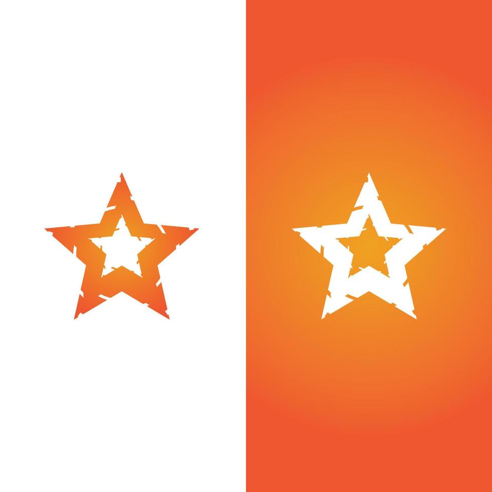 Star icon template vector