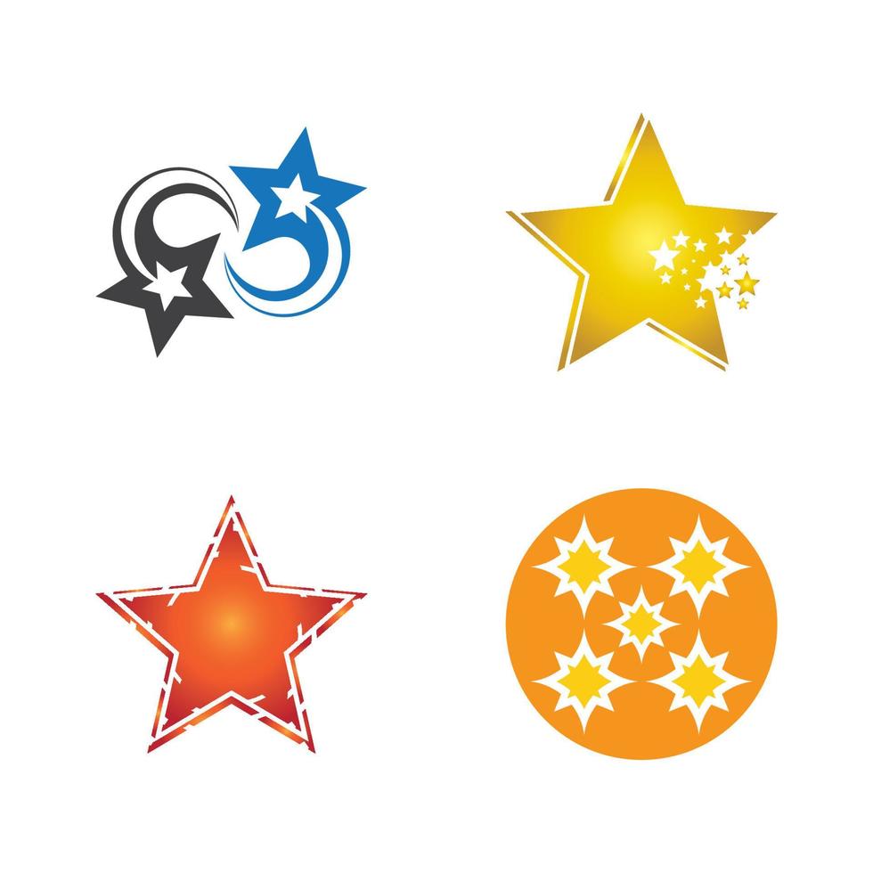 Star icon template vector