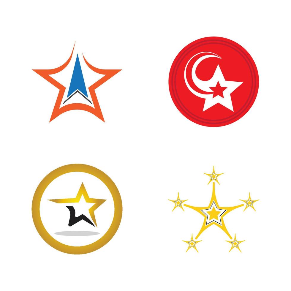 Star icon template vector