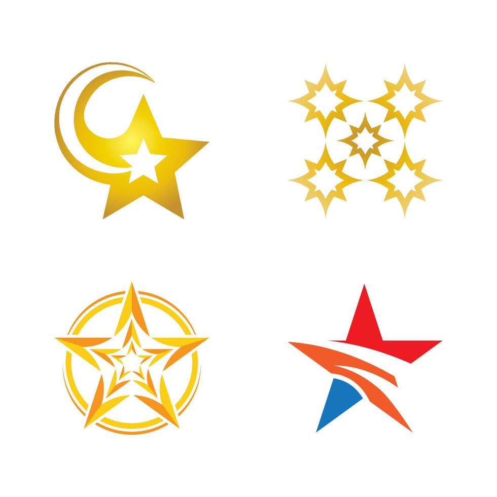 Star icon template vector