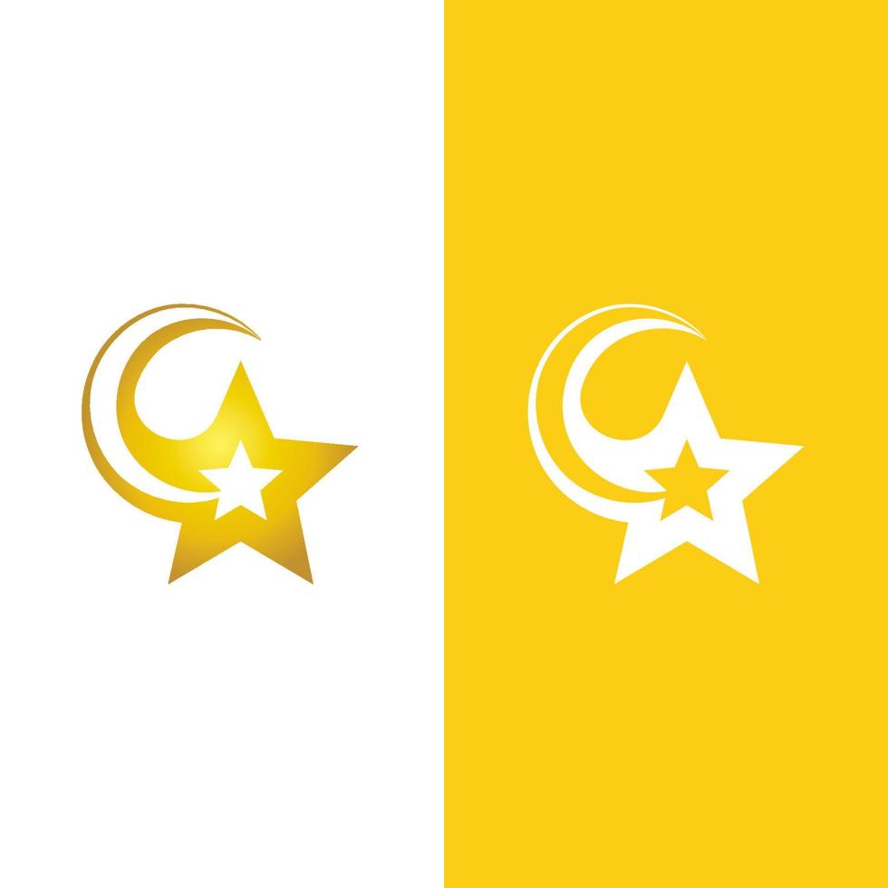 Star icon template vector