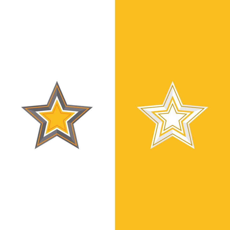 Star icon template vector