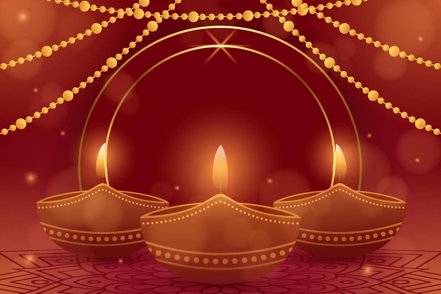 Diwali Festivity Background vector