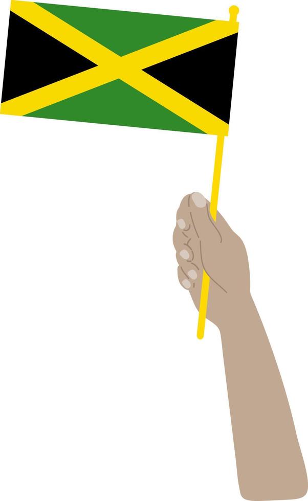 bandera jamaica vector bandera dibujada a mano, dólar jamaicano vector bandera dibujada a mano