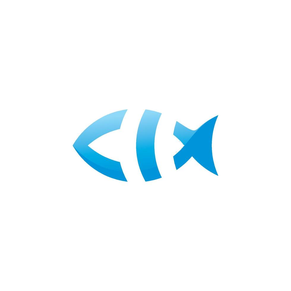 Fish Logo Design Template, Fish Icon vector