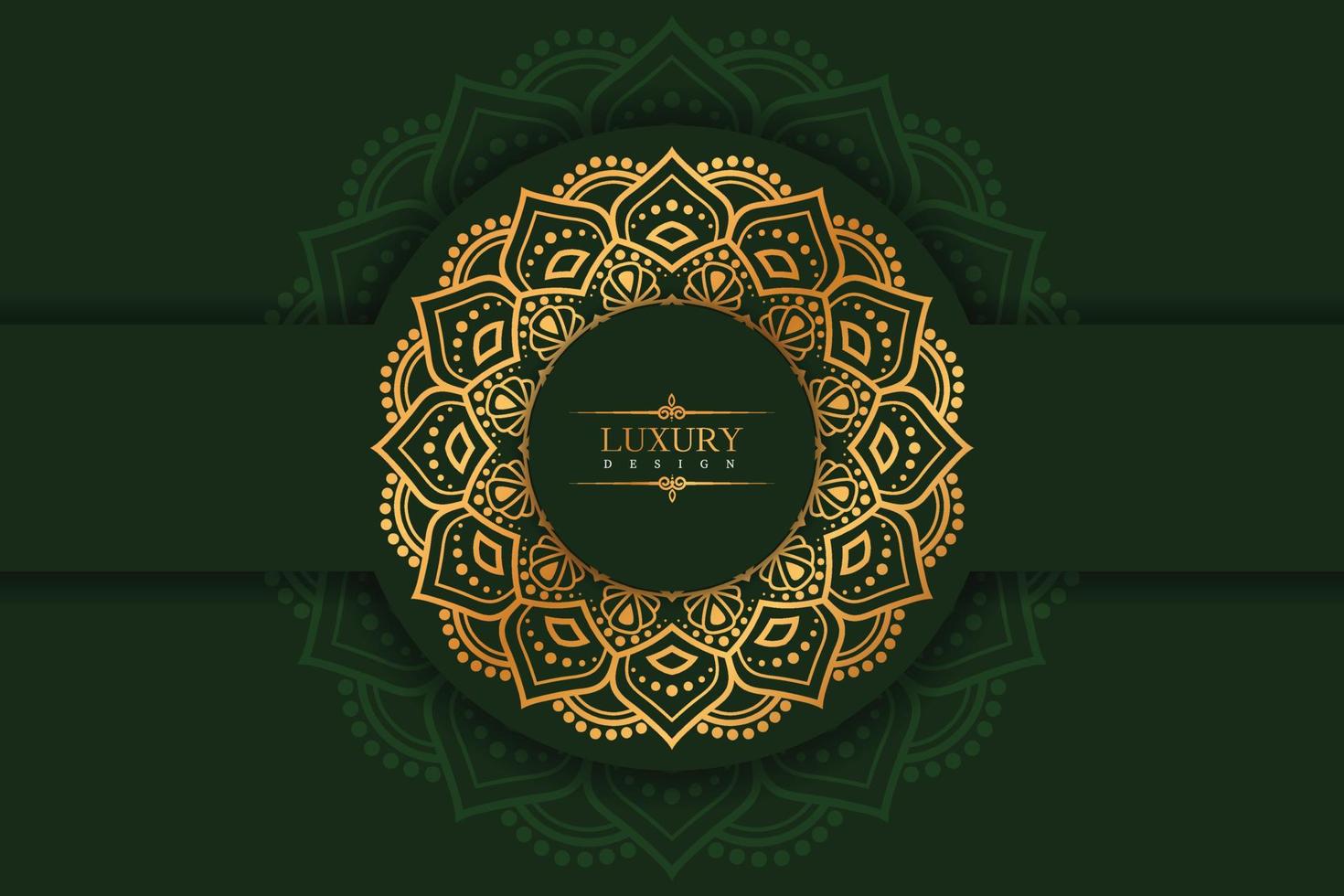 Luxury Golden Ornamental Mandala Background Vector Design. decorative mandala for tattoo, Mehndi, Islamic Pattern, Ornament, Art, henna, Indian Pattern, print, poster, cover, brochure, flyer, banner