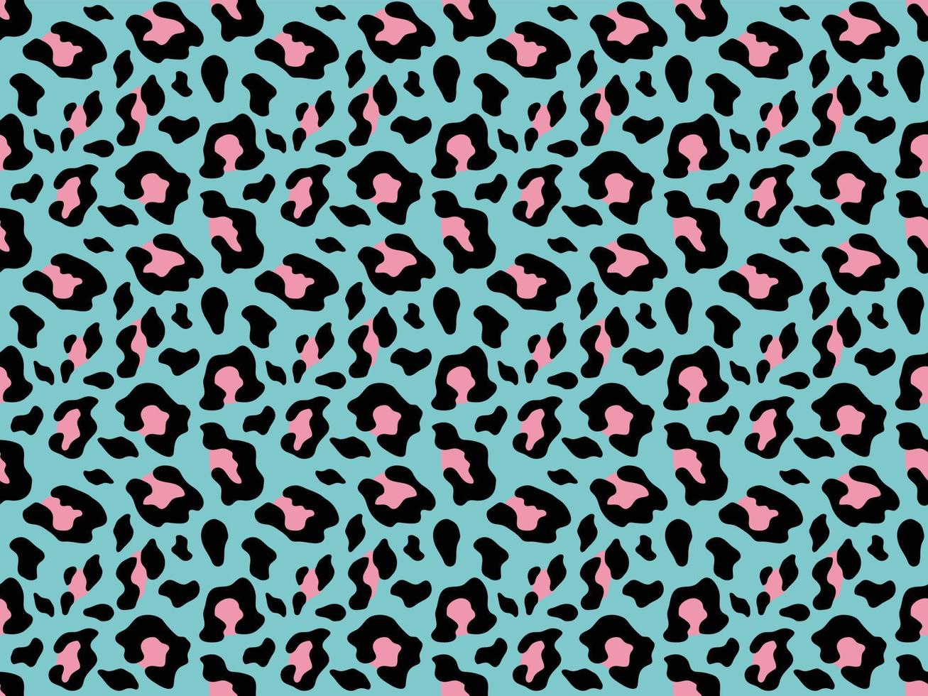 leopard skin animal print fashion collection background zoo safari seamless pet pattern background vector