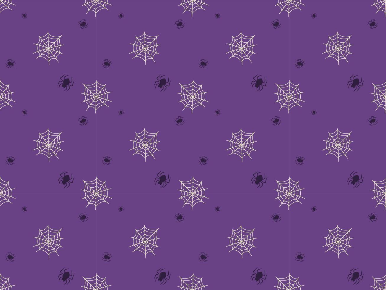 halloween horror bat spider ghost seamless art modern pattern background element flat cartoon vector