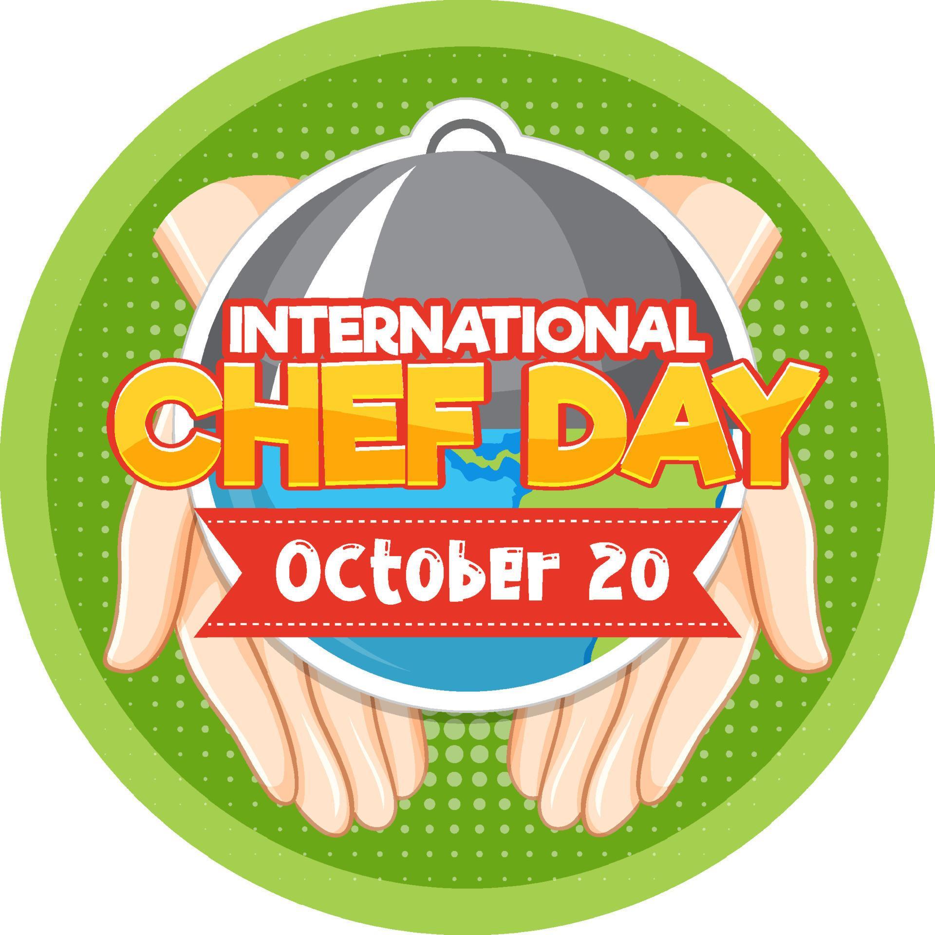 International Chef Day Poster Design 10516361 Vector Art at Vecteezy