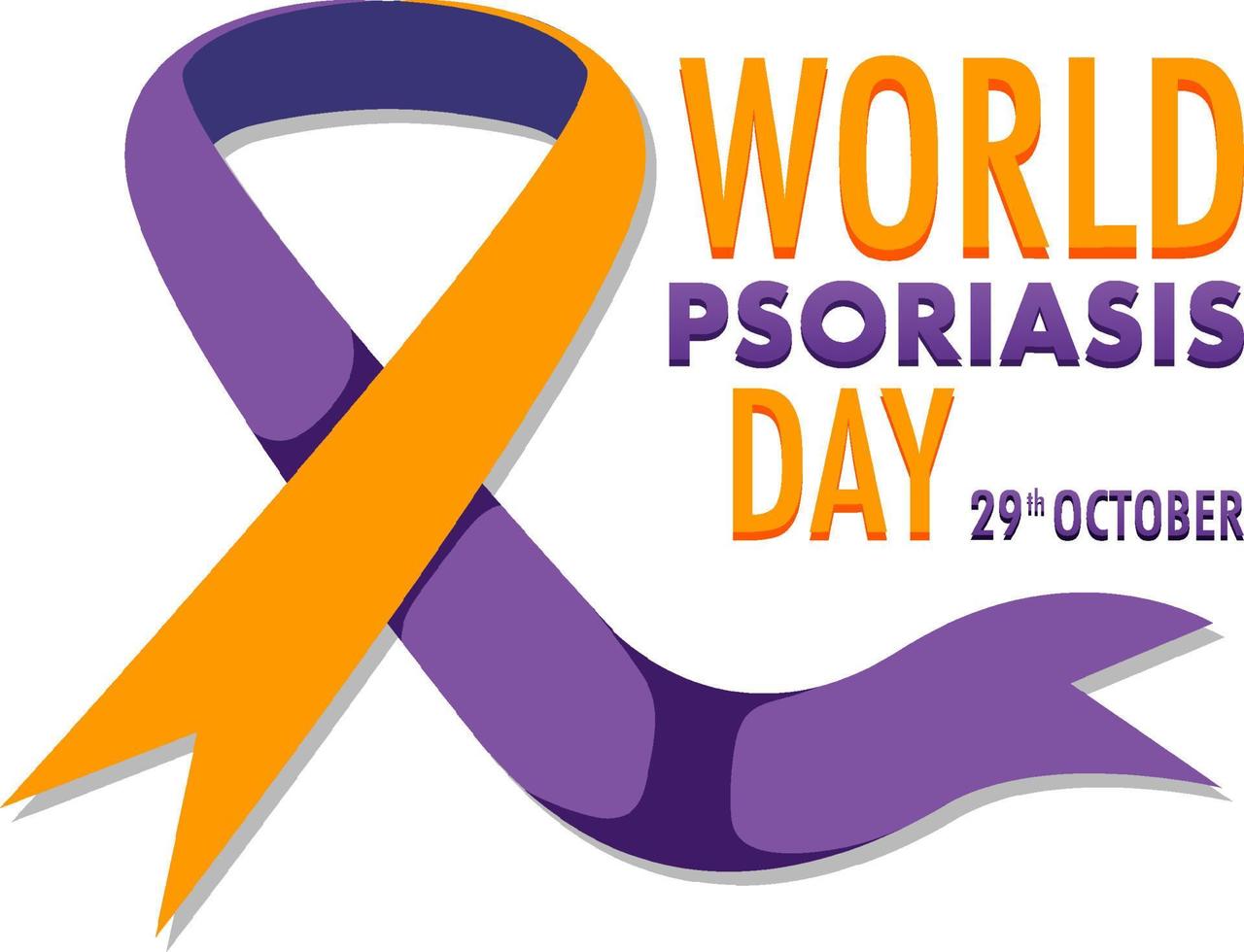 World Psoriasis Day Banner Design 10516365 Vector Art at Vecteezy