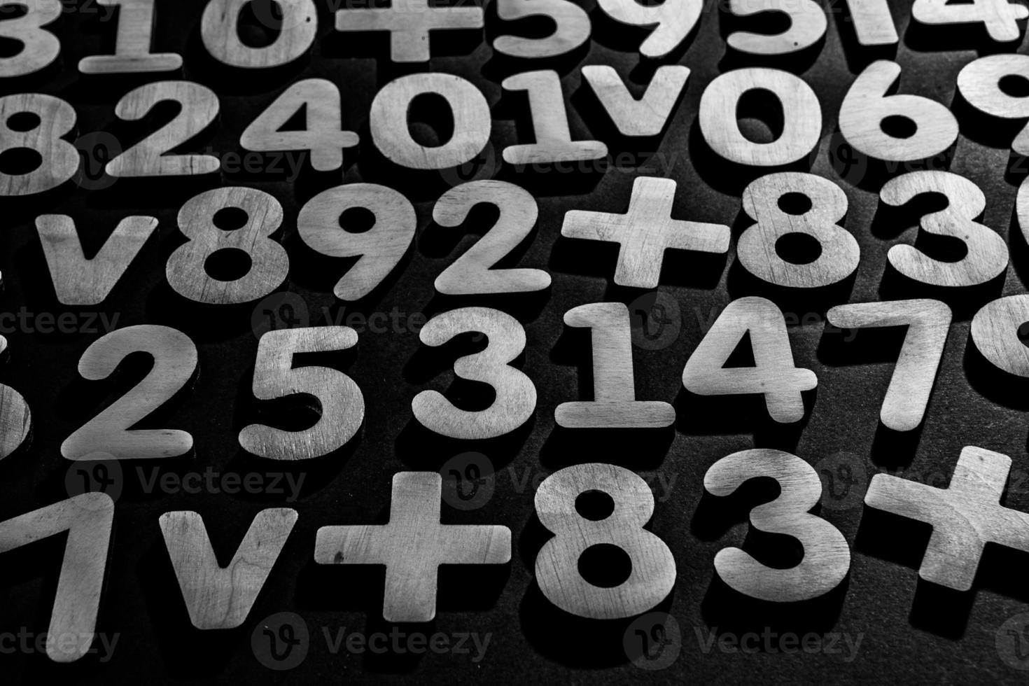 Background or texture of numbers. Finance data concept. Mathematic. Seamless pattern with numbers. Finance concept. photo