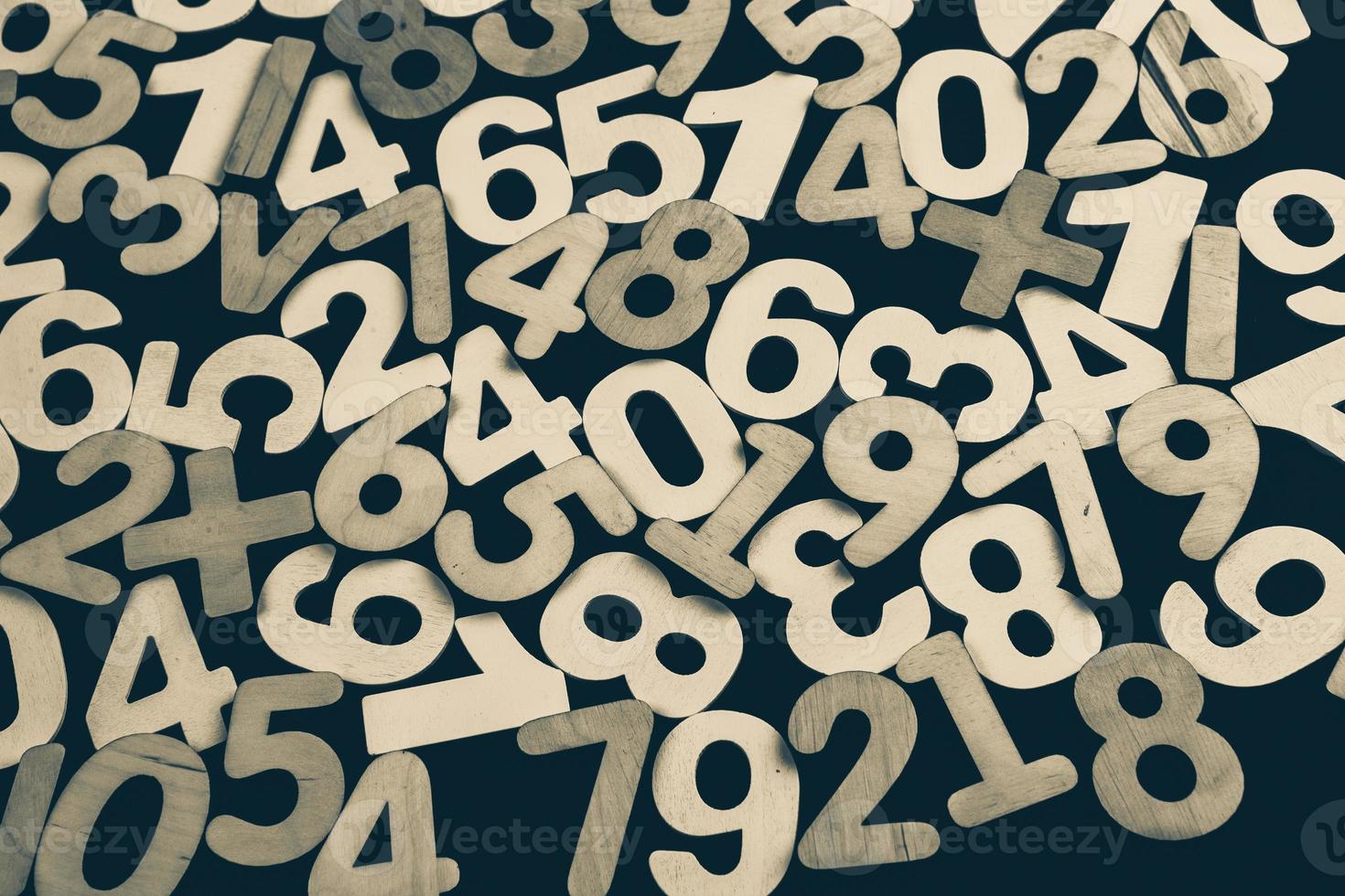 Background or texture of numbers. Finance data concept. Mathematic. Seamless pattern with numbers. Finance concept. photo