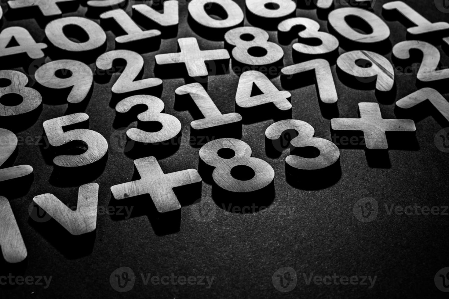 Background or texture of numbers. Finance data concept. Mathematic. Seamless pattern with numbers. Finance concept. photo