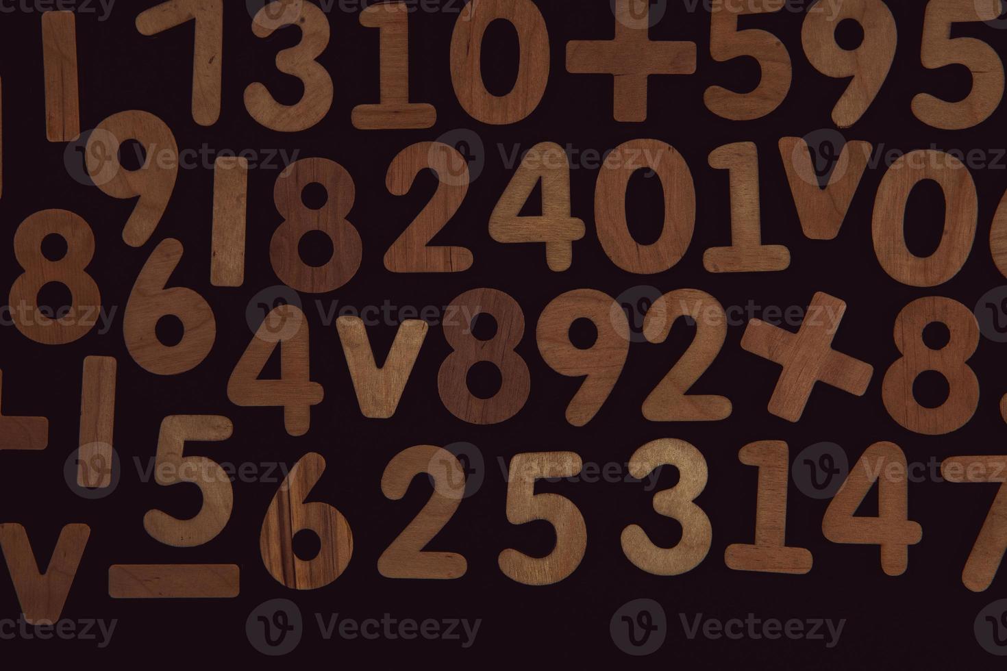 Background or texture of numbers. Finance data concept. Mathematic. Seamless pattern with numbers. Finance concept. photo