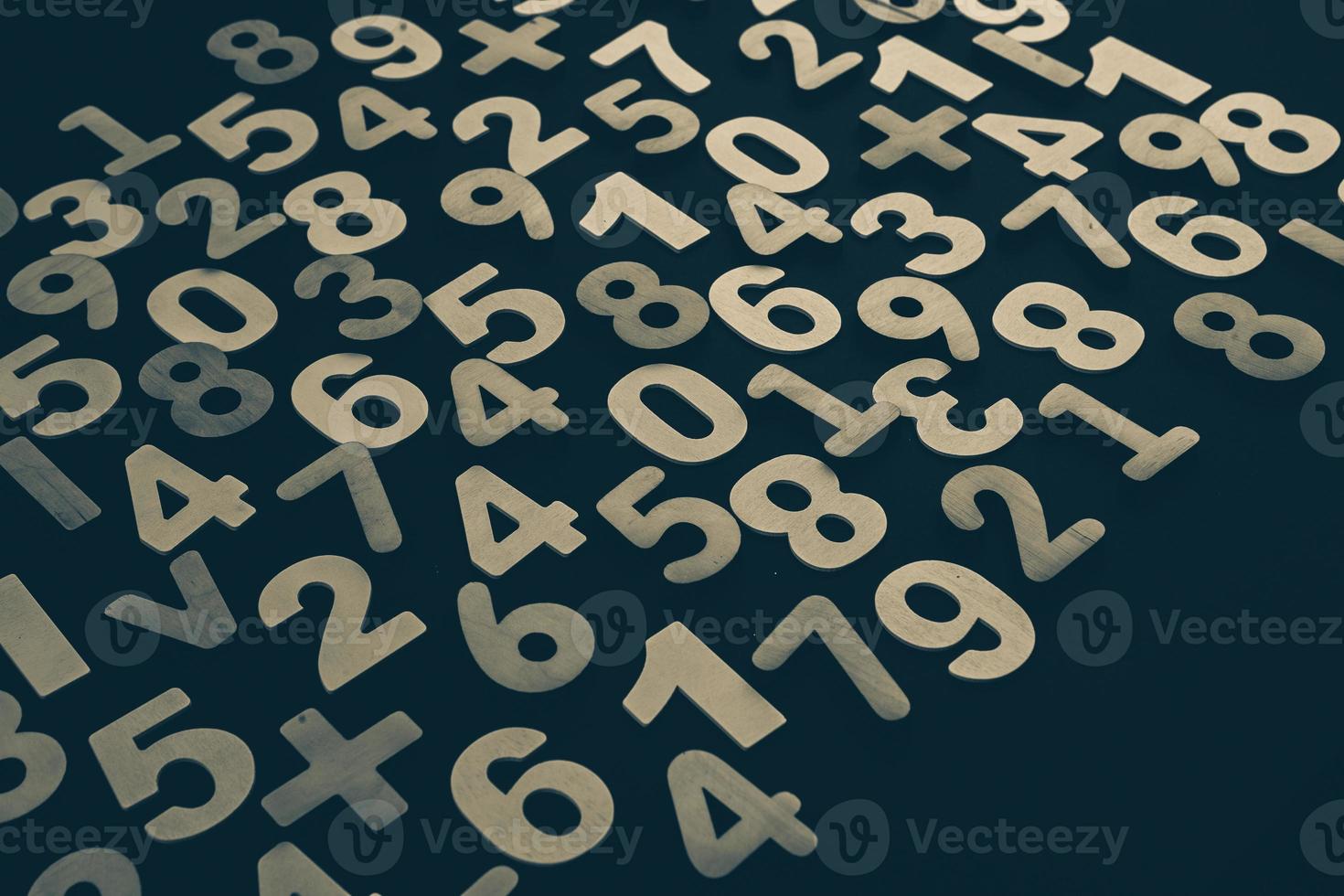 Background or texture of numbers. Finance data concept. Mathematic. Seamless pattern with numbers. Finance concept. photo
