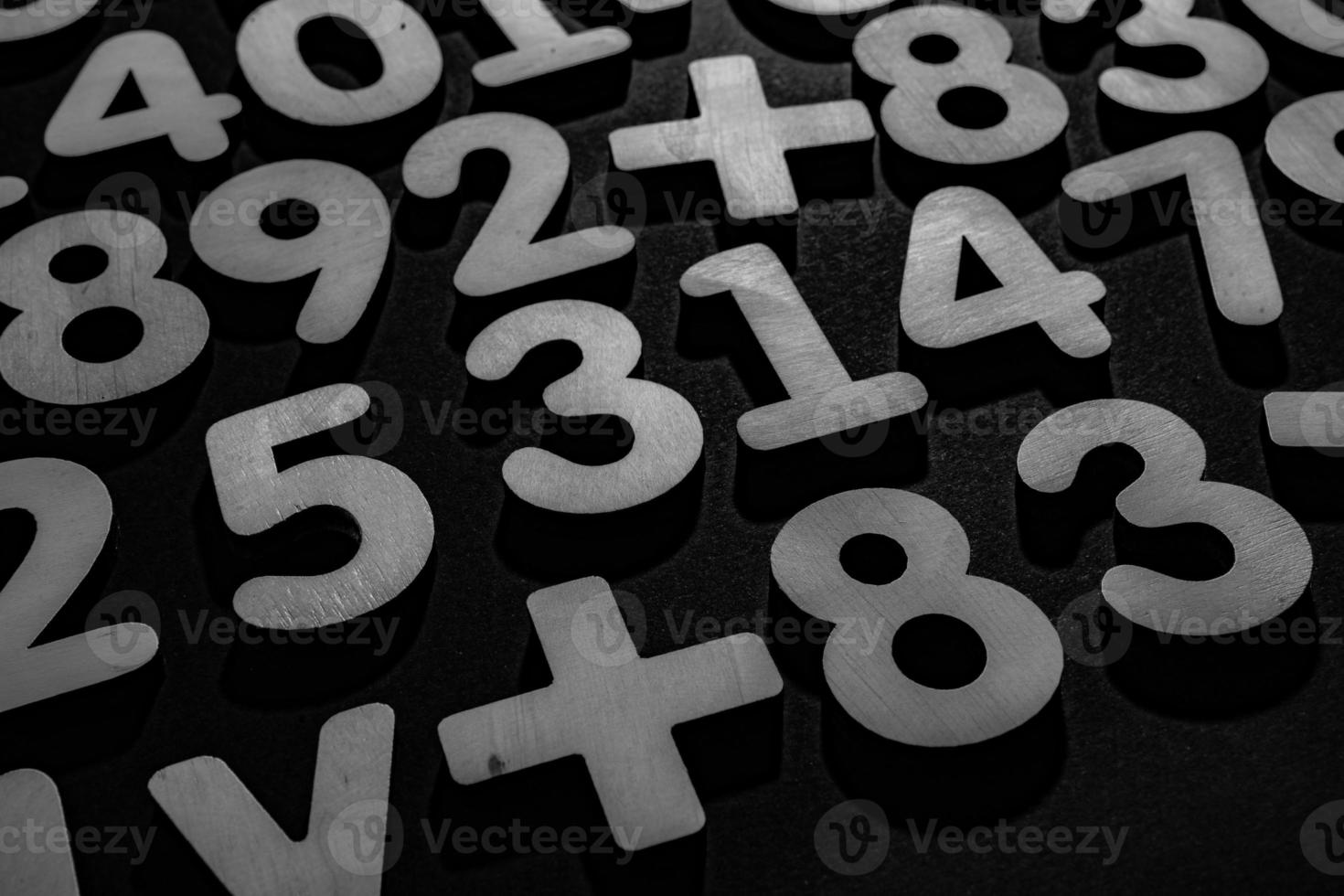 Background or texture of numbers. Finance data concept. Mathematic. Seamless pattern with numbers. Finance concept. photo