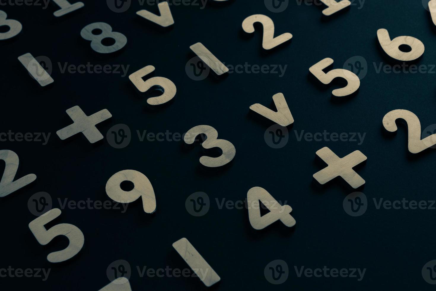 Background or texture of numbers. Finance data concept. Mathematic. Seamless pattern with numbers. Finance concept. photo