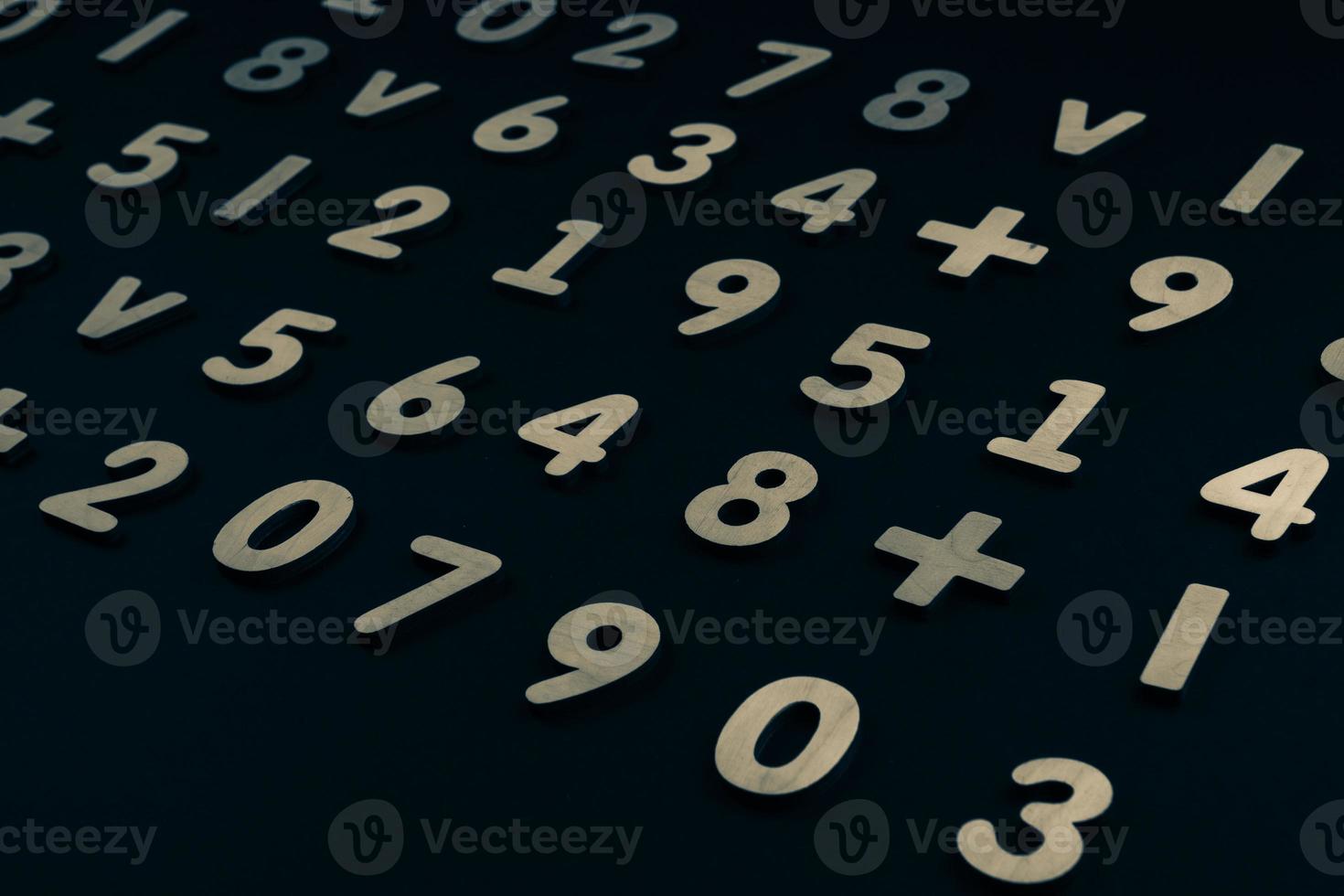 Background or texture of numbers. Finance data concept. Mathematic. Seamless pattern with numbers. Finance concept. photo