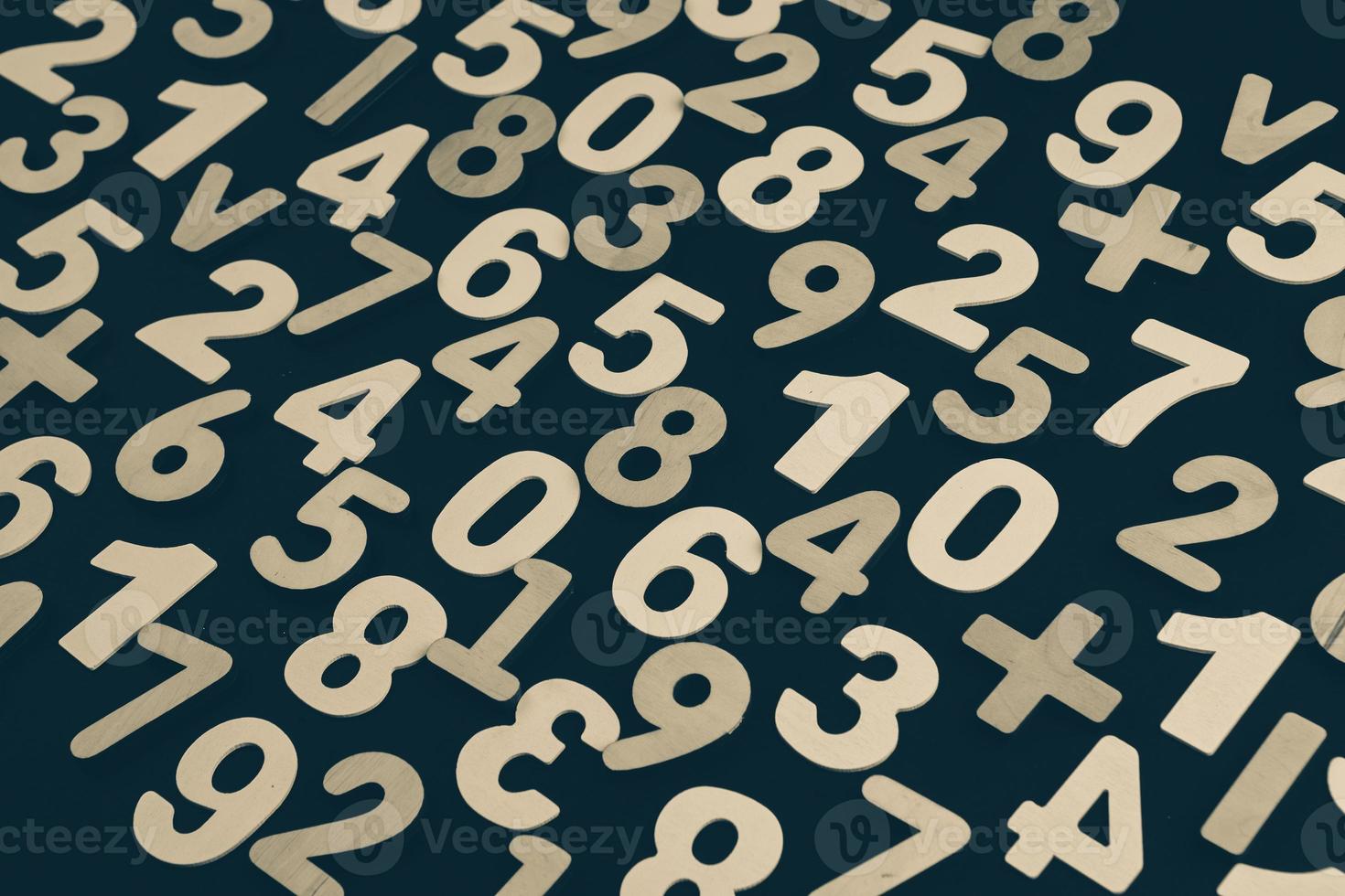 Background or texture of numbers. Finance data concept. Mathematic. Seamless pattern with numbers. Finance concept. photo