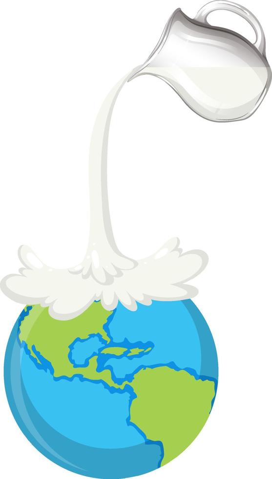 World milk day concept vector