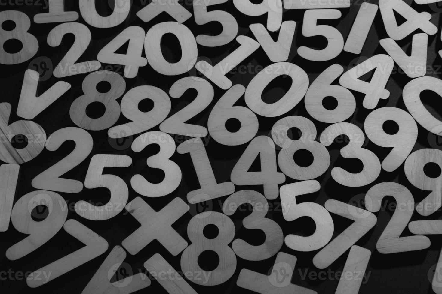 Background or texture of numbers. Finance data concept. Mathematic. Seamless pattern with numbers. Finance concept. photo