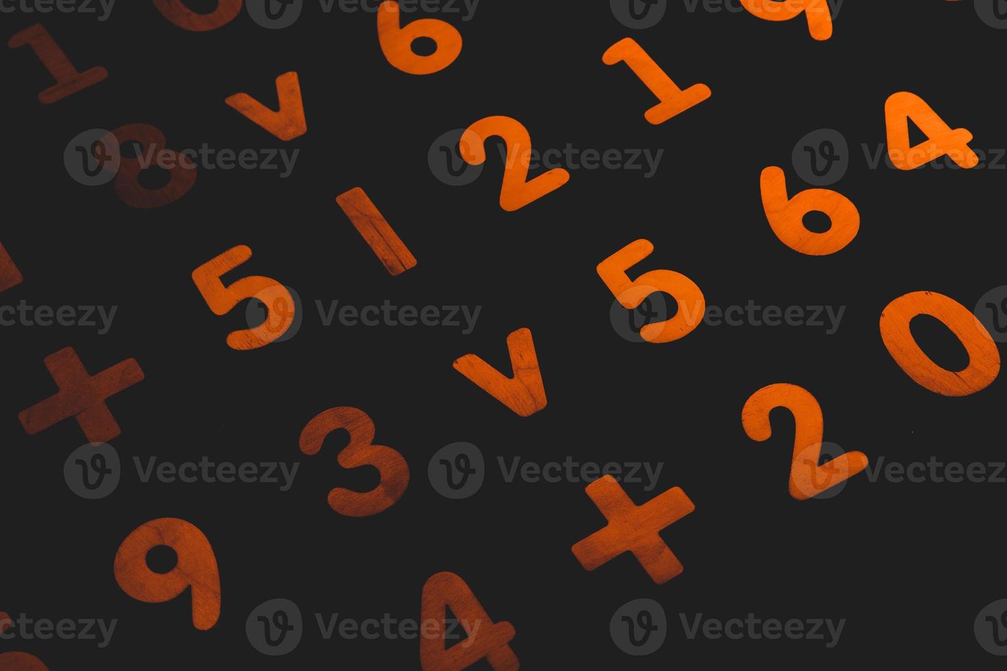 Background or texture of numbers. Finance data concept. Mathematic. Seamless pattern with numbers. Finance concept. photo