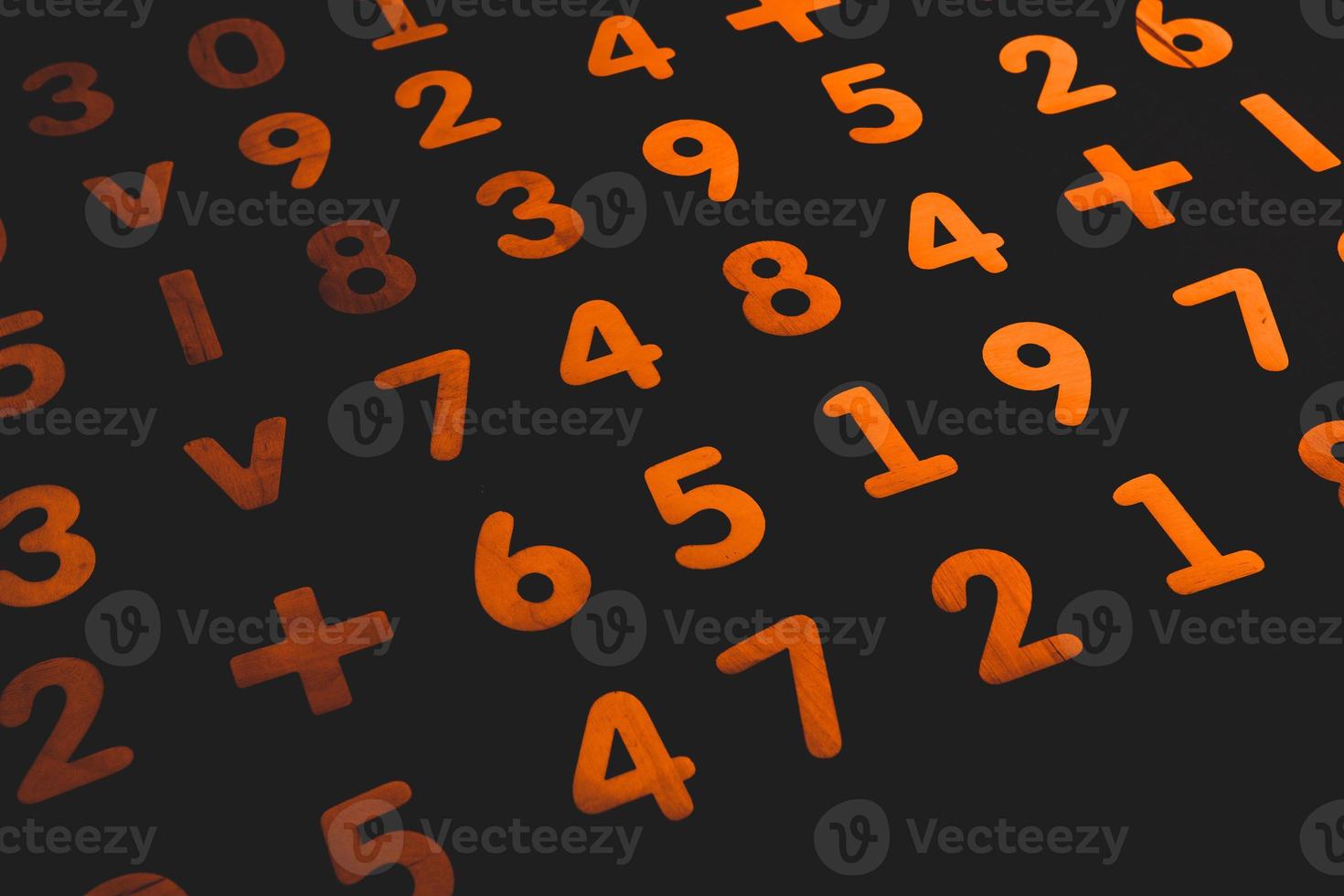Background or texture of numbers. Finance data concept. Mathematic. Seamless pattern with numbers. Finance concept. photo