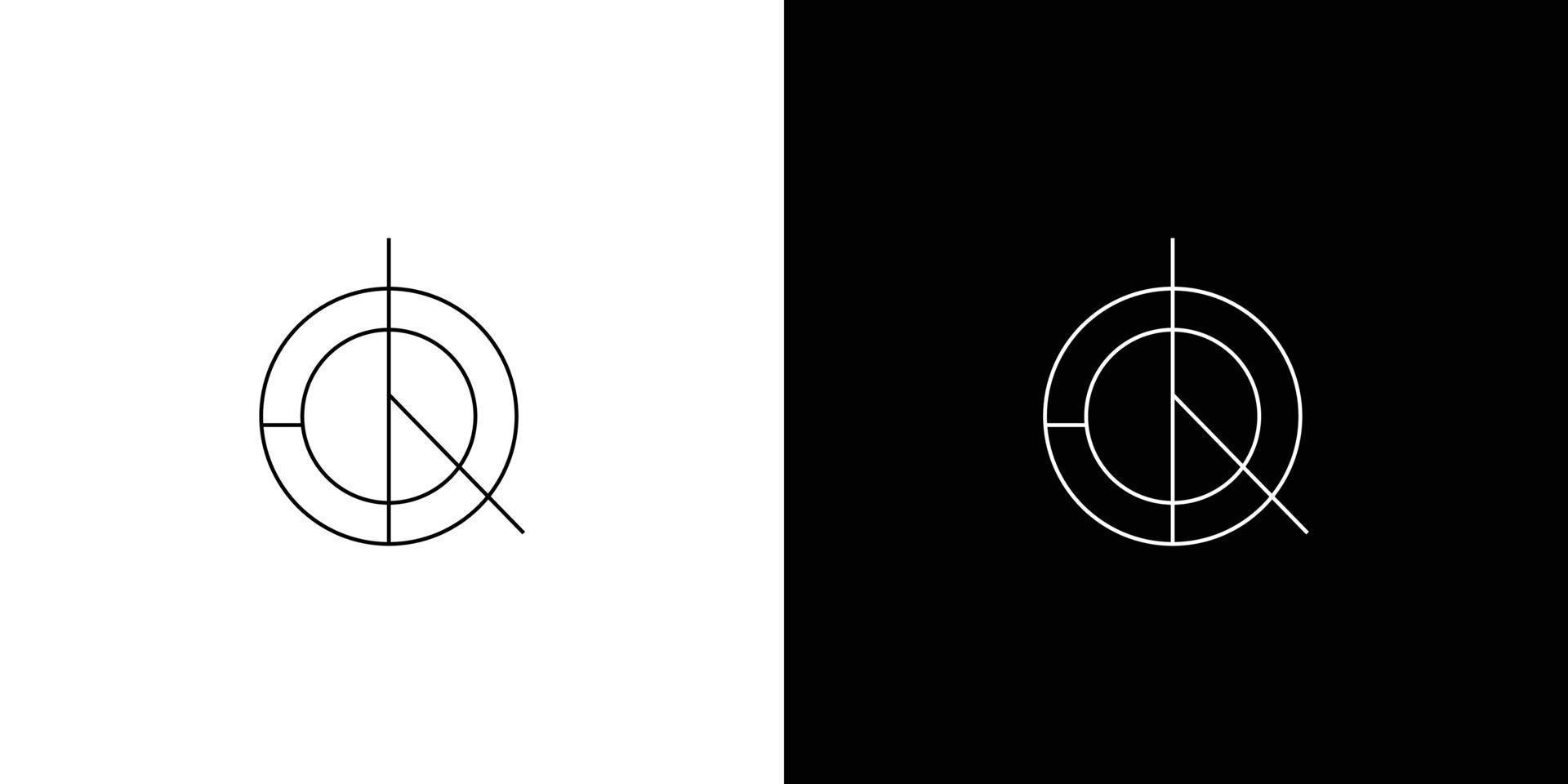 Modern and professional JR initials abstract logo design suitable for architect vector