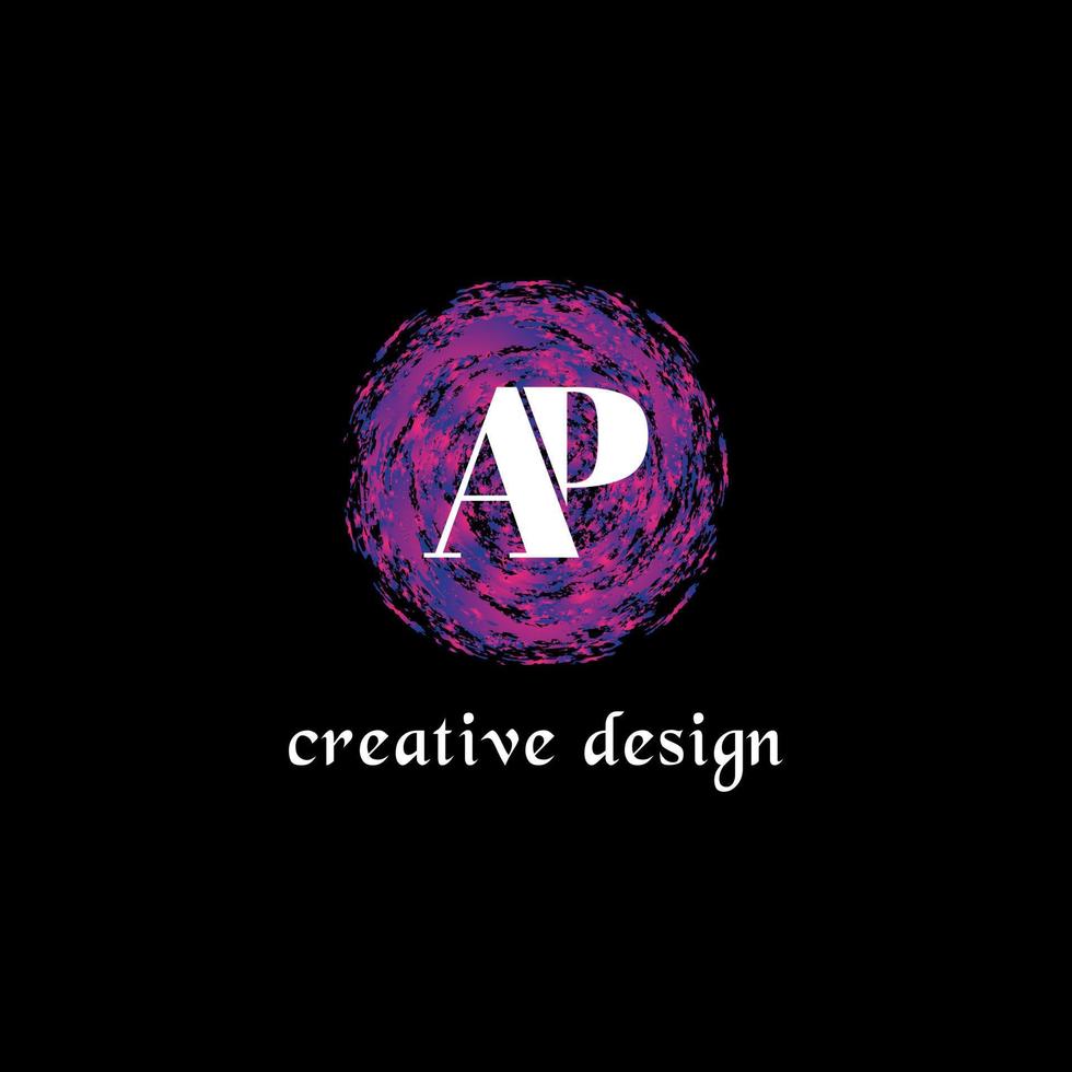 letter Ap logo design vector free vector file